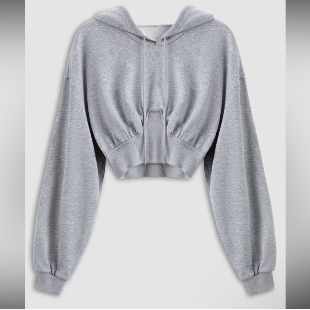 Nwt commense cropped corset hoodie